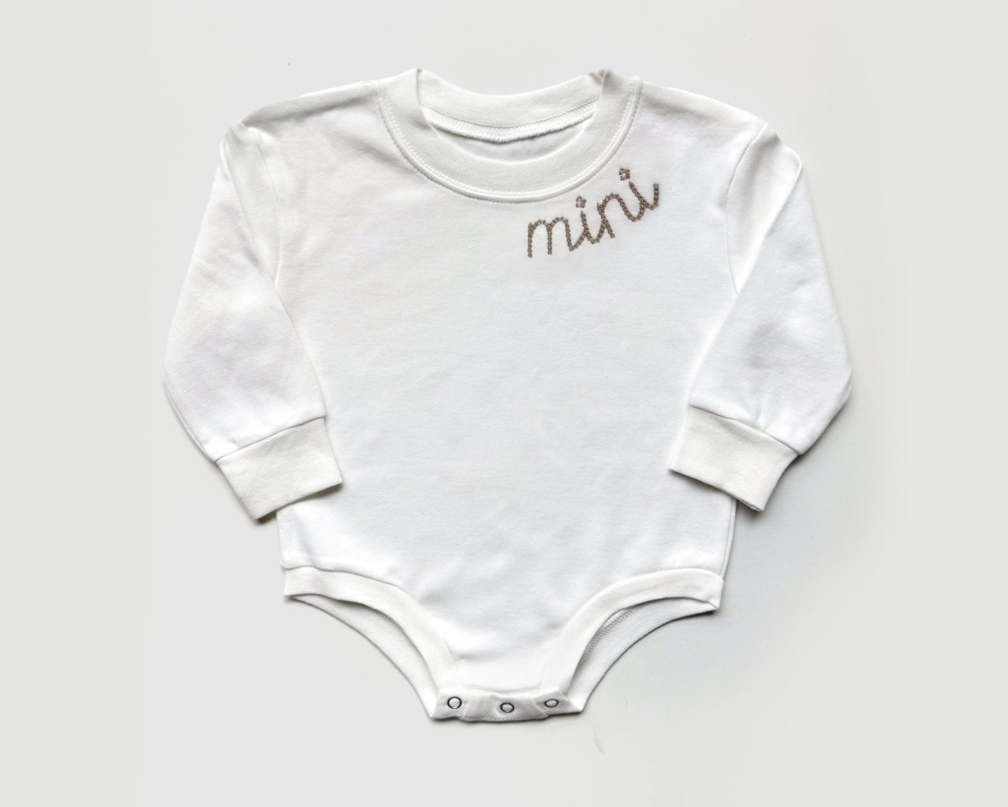 mama mini chain stitch bubble romper mommy and me matching sweatshirt set