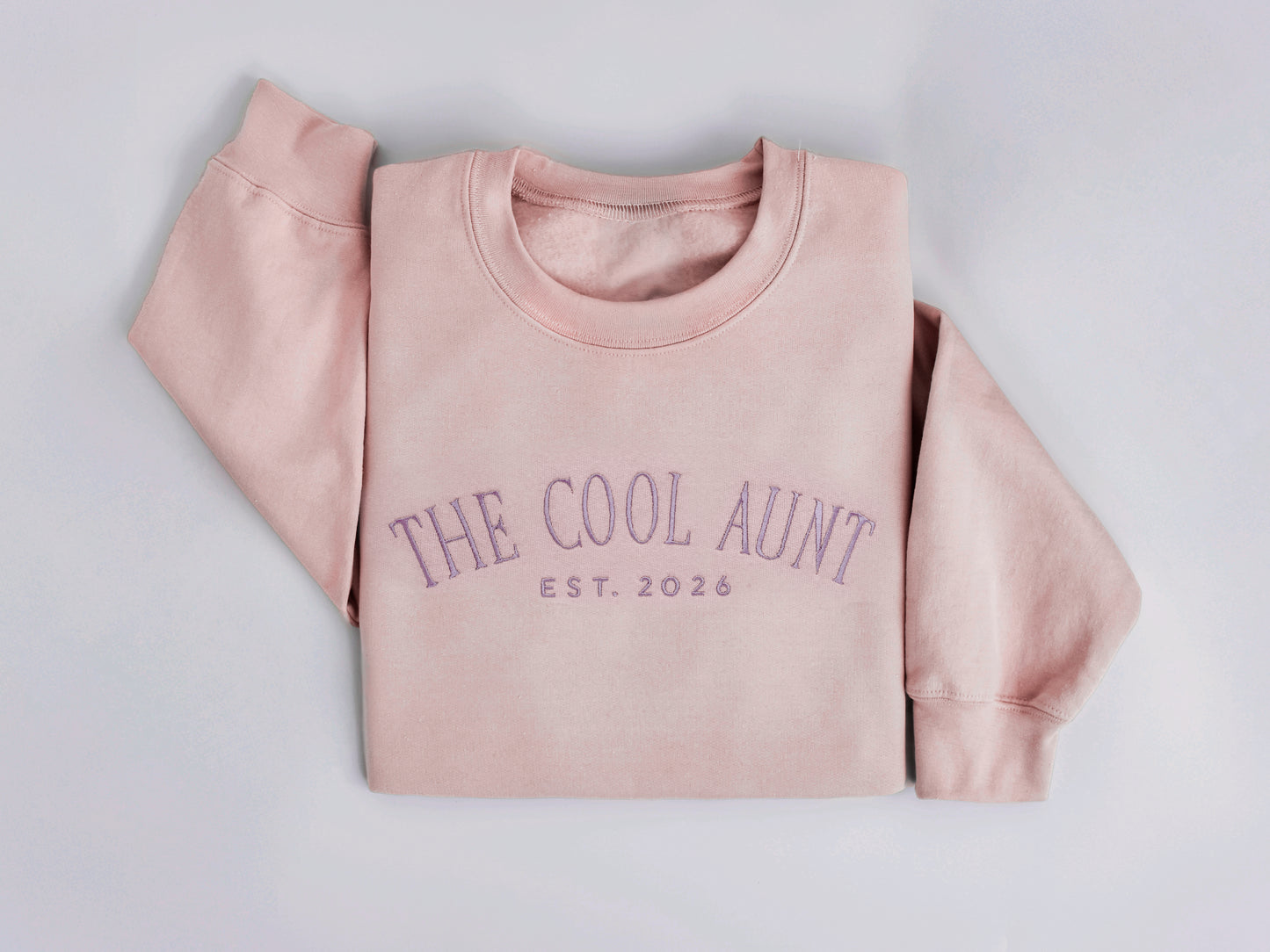 Custom Embroidered Cool Aunt Sweatshirt