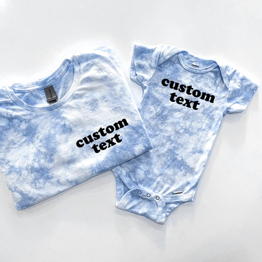 Personalized Tie Dye Set For Family Matching Summer & Bash
