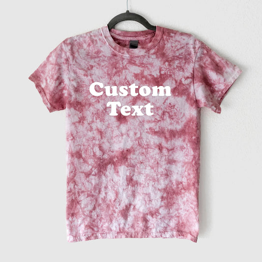 Personalized Tie Dye Shirt | Soft Cotton Handmade Tee