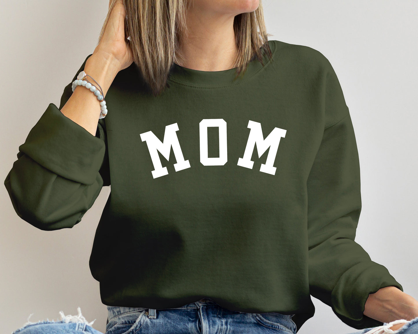 Army Green Family Matching Sweatshirts and Baby Bodysuits and Bubbles for coming home from the hospital outfits