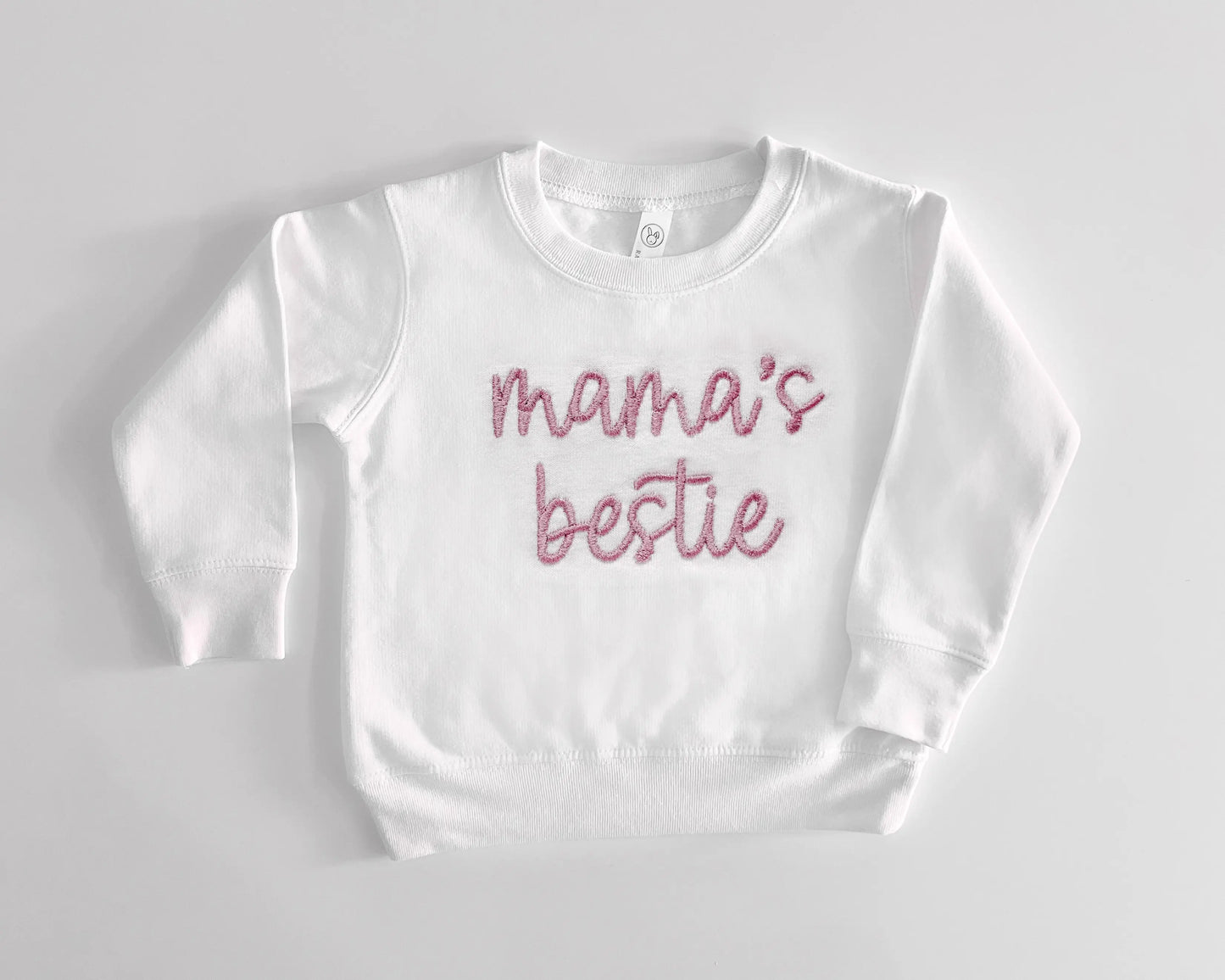 mother daughter matching sweatshirts mommy and me pink sweatshirts mama's bestie on toddler sweatshirt white