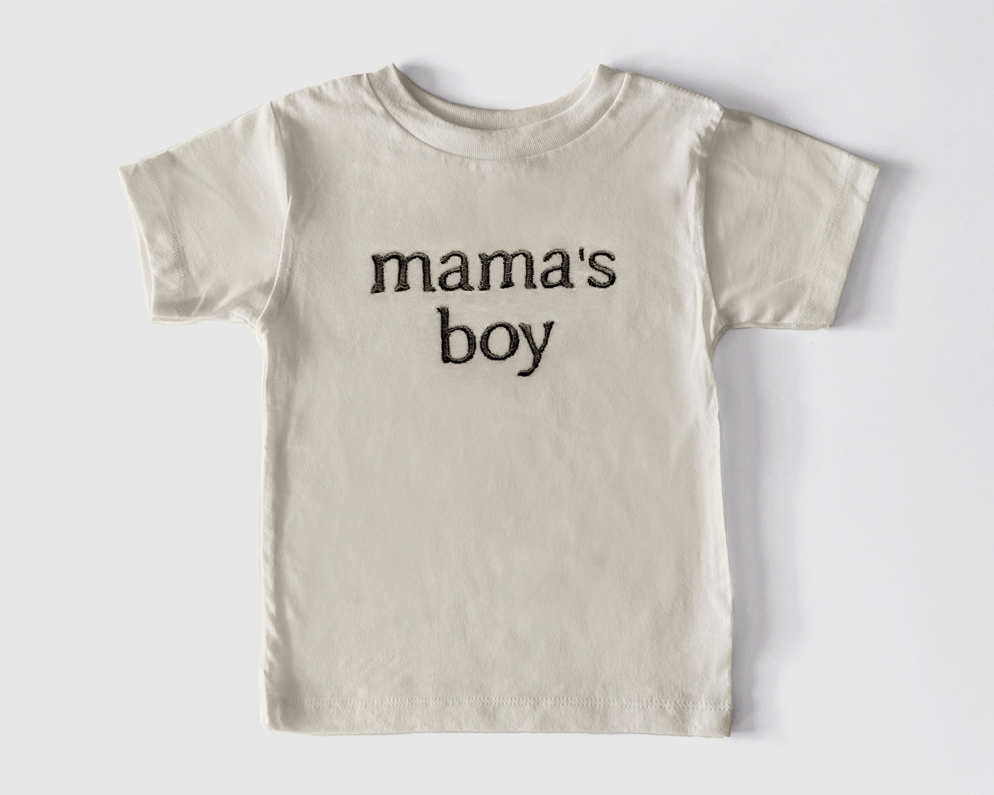 cream black neutral mama mamas boy t shirt onesie bubble mommy and me baby son matching shirts embroidered embroidery baby shower gift