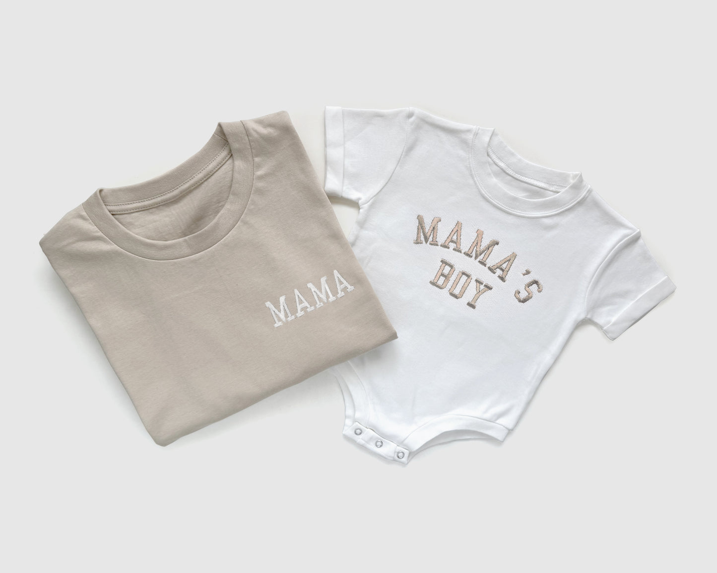 Mama and Mama's Boy Neutral Baby and Mommy Set