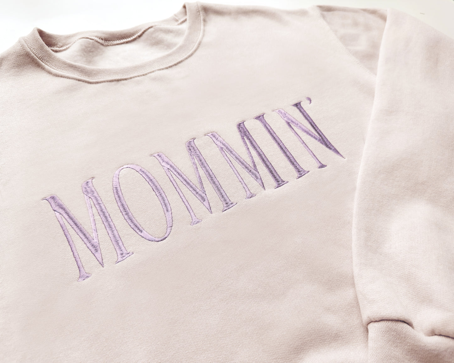 Mommin' Custom Embroidered Mom Sweatshirt