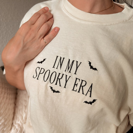 In My Spooky Era Matching Family Shirts | Embroidered Halloween Family Tees