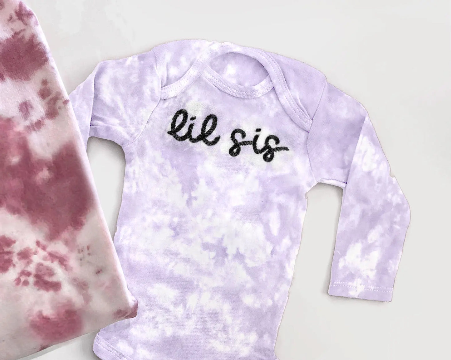 big sister little sister matching sibling outfits big sis lil bro lil sis sweatshirt in lavender