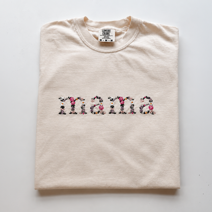 IMPERFECT — Floral Mama T-Shirt | Size M