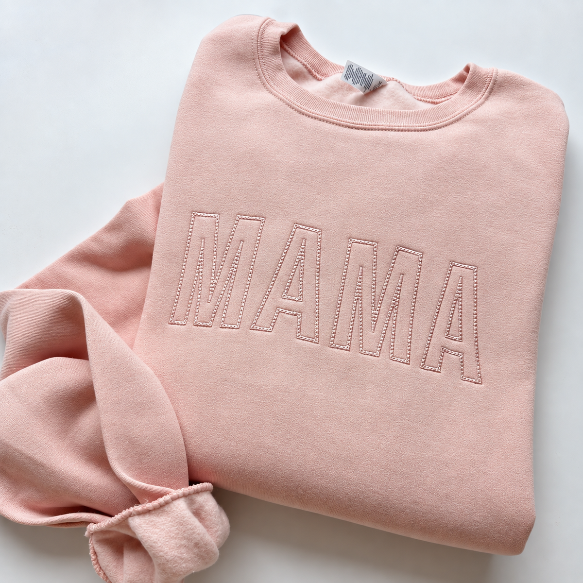 CLEARANCE — Blush Monochrome Mama Sweatshirt | Size XL