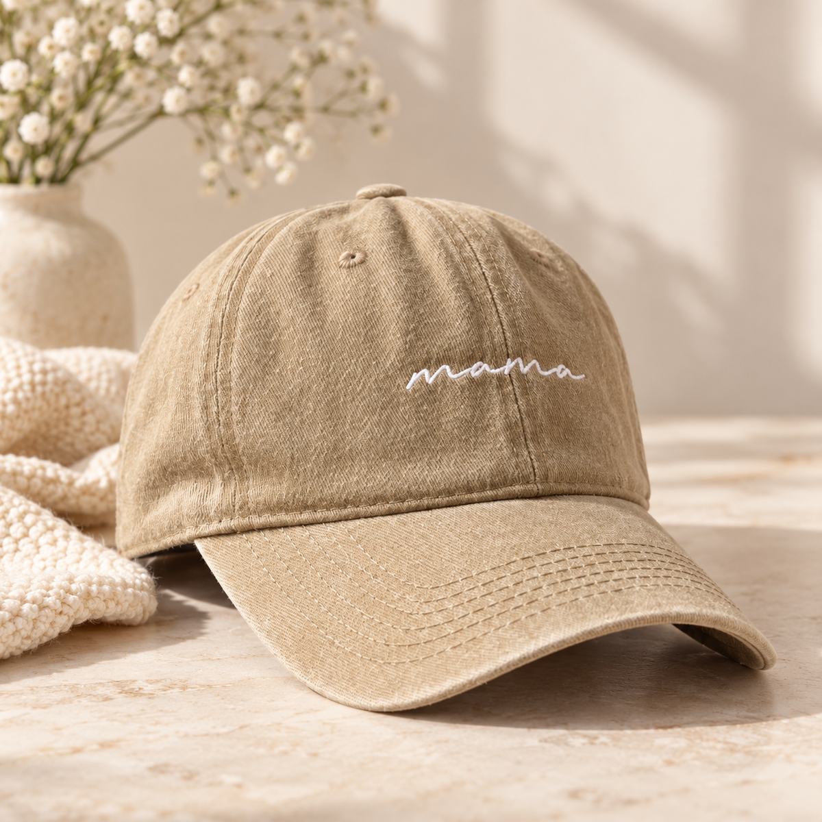 Signature Embroidered Mama Hat
