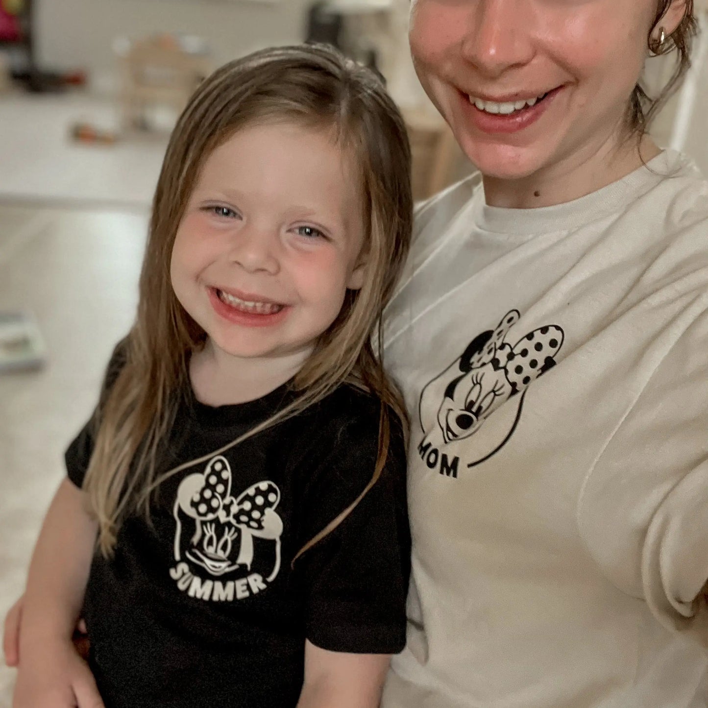 mickey minnie family matching disney world disneyland disney cruise shirts for family vacation neutral beige black white t-shirts