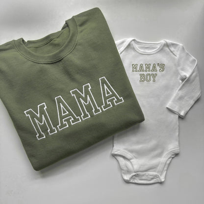 Mama & Mama’s Boy Matching Set | Mother Son Outfits