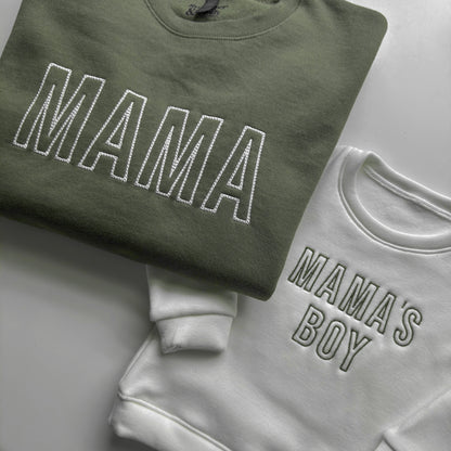 Mama & Mama’s Boy Matching Set | Mother Son Outfits