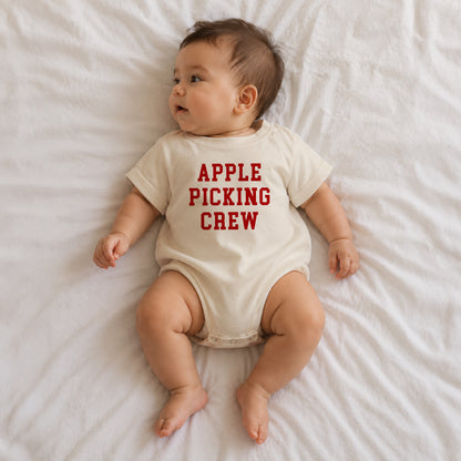 Apple Picking Crew Matching Family Shirts | Cream Fall Graphic Tees
