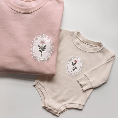 Mommy & Me Matching Birth Flower Sweatshirts