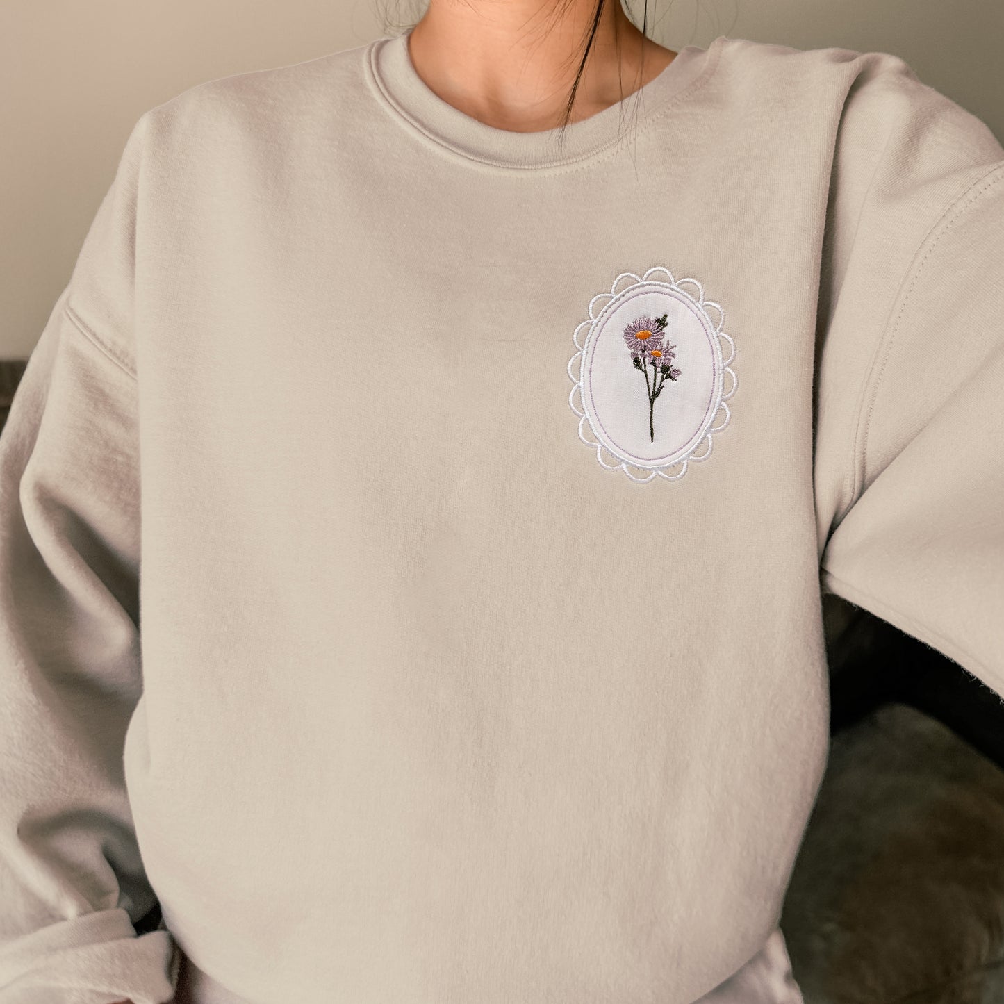 Mommy & Me Matching Birth Flower Sweatshirts