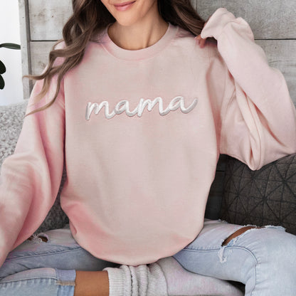 blush pink mama and mini matching mother daughter matching sweatshirts, onesies , bubble rompers and toddler sweatshirts gift for new moms