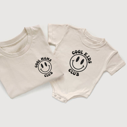 cool moms club, cool kids club, cool dads club matching shirts for family matching mommy and me shirts mother son matching outfits