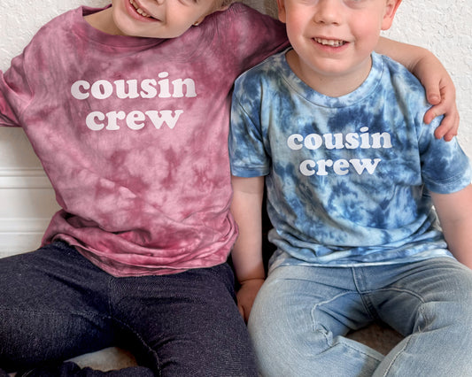 Cousin Crew T-Shirts | Custom Matching Tie Dye Tees and Bodysuits