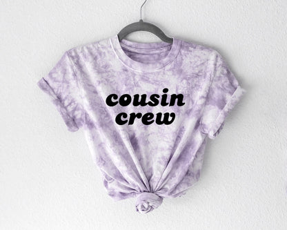 cousin crew baby onesie toddler t shirt kids matching family shirts tie dye custom sibling matching family reunion shirts pregnancy announcement