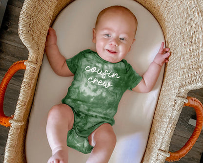 cousin crew baby onesie toddler t shirt kids matching family shirts tie dye custom sibling matching family reunion shirts pregnancy announcement