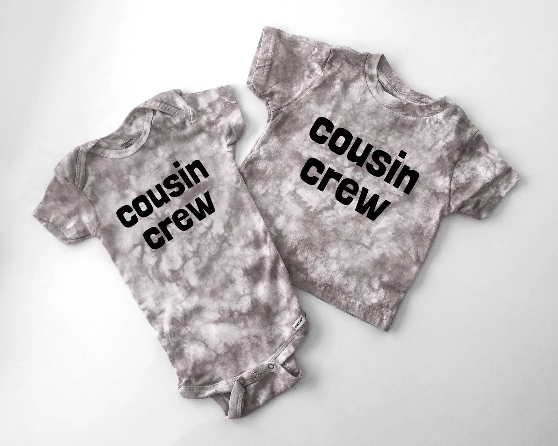 cousin crew baby onesie toddler t shirt kids matching family shirts tie dye custom sibling matching family reunion shirts pregnancy announcement