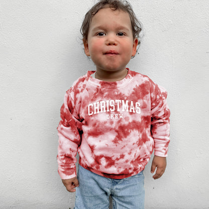 Christmas Crew Tie-Dye Matching Outfits for Family