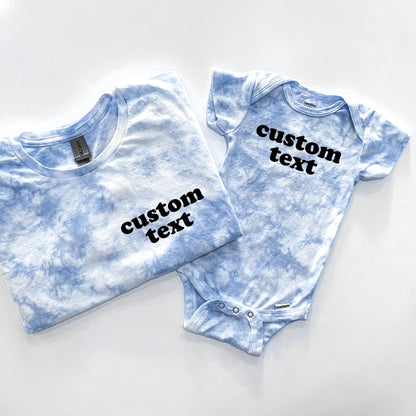 Personalized Tie Dye Set For Family Matching Summer & Bash