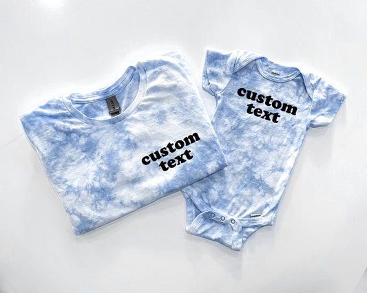 Personalized Tie Dye Set For Family Matching Summer & Bash