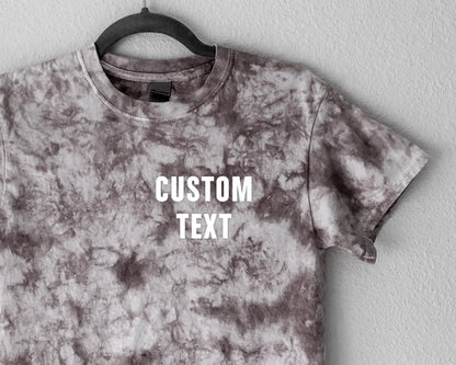 Personalized Tie Dye Shirt | Soft Cotton Handmade Tee Summer & Bash