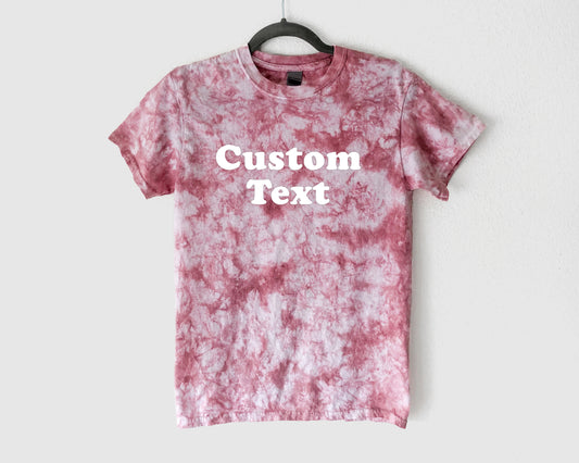 Personalized Tie Dye Shirt | Soft Cotton Handmade Tee