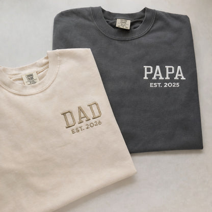 Personalized Dad or Grandpa Shirt | Custom EST Year Tee