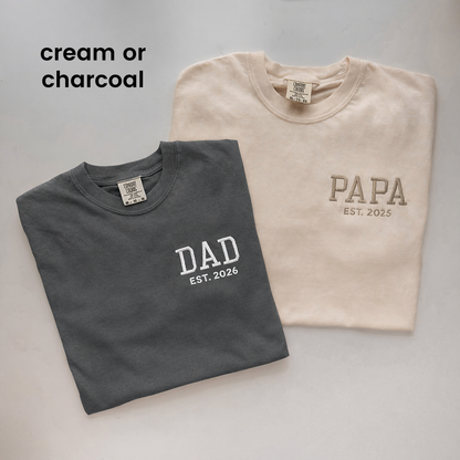Personalized Dad or Grandpa Shirt | Custom EST Year Tee