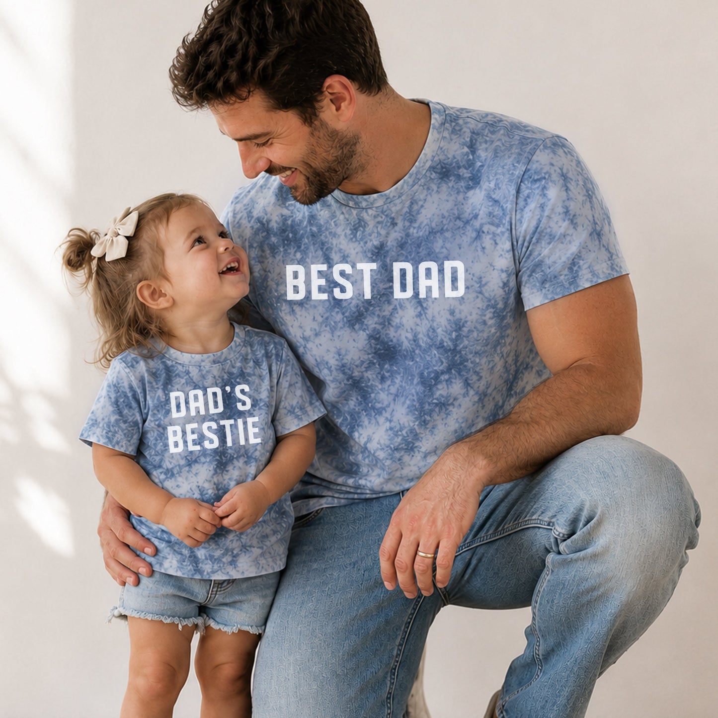 Best Dad & Dad's Bestie Tie Dye Matching Set | Dad and Me Matching Shirts
