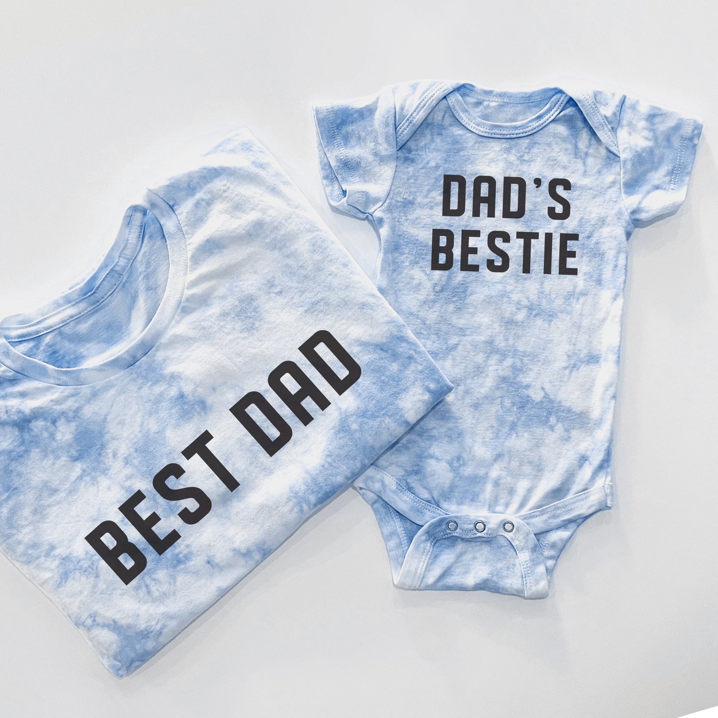 Best Dad & Dad's Bestie Tie Dye Matching Set | Dad and Me Matching Shirts