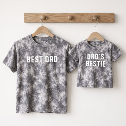 Best Dad & Dad's Bestie Tie Dye Matching Set | Dad and Me Matching Shirts