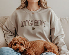 Custom Embroidered Dog Mom Sweatshirt – Personalized Pet Lover Gift