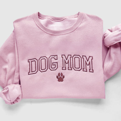 Custom Embroidered Dog Mom Sweatshirt