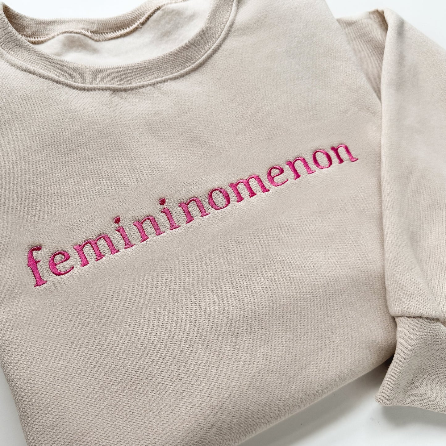 Embroidered "Femininomenon" Mother Daughter Matching Outfits