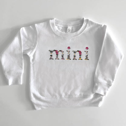 Floral Embroidered Mama and Mini Sweatshirts, Bubbles and Bodysuits My Store