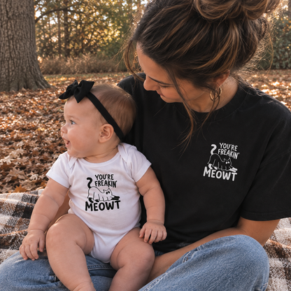 You're Freakin' Meowt Matching Halloween Shirts | Funny Cat Halloween Family Tees