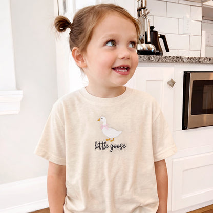Goose Family Matching Embroidered Shirts Set
