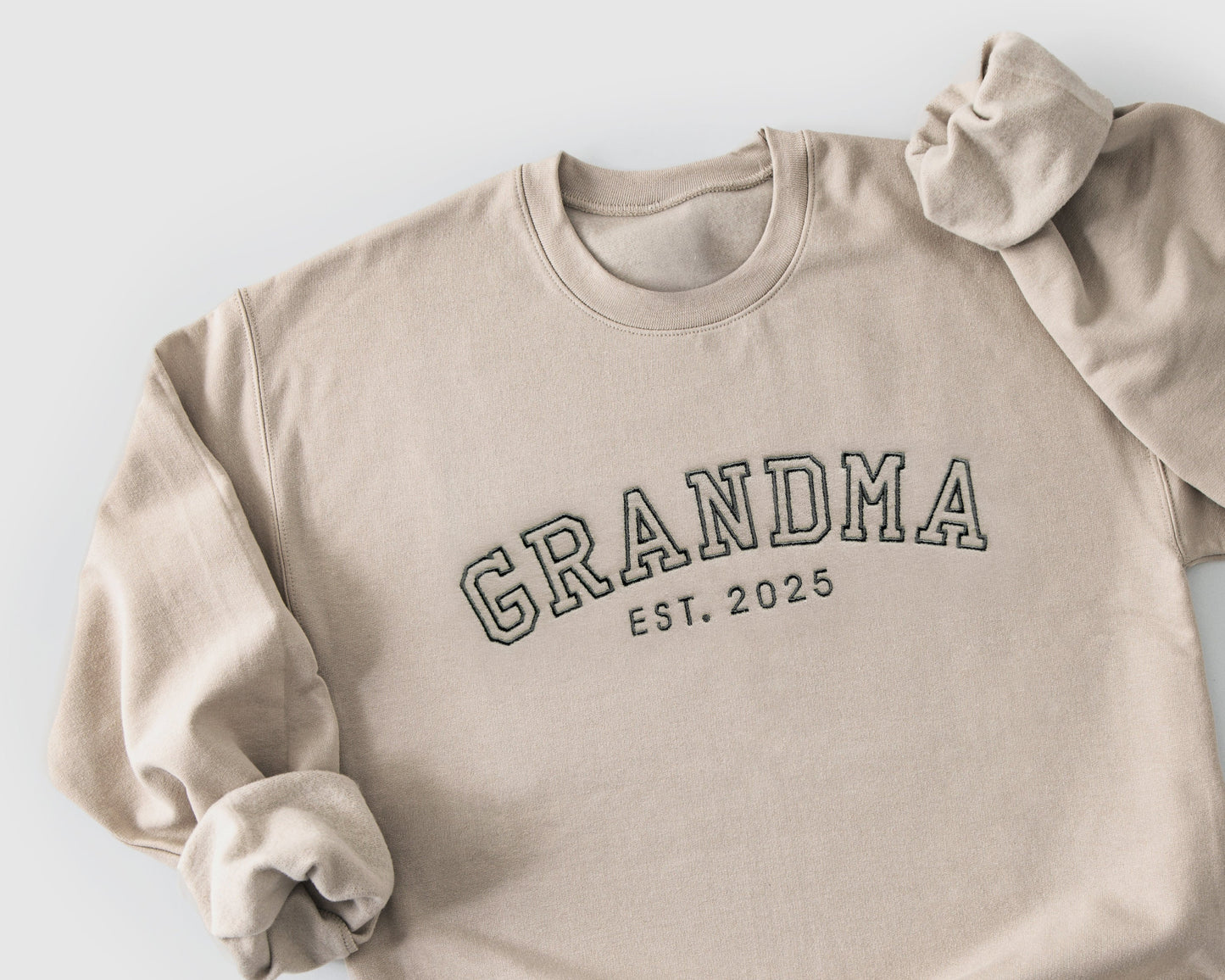 Personalized Embroidered Grandma Sweatshirt
