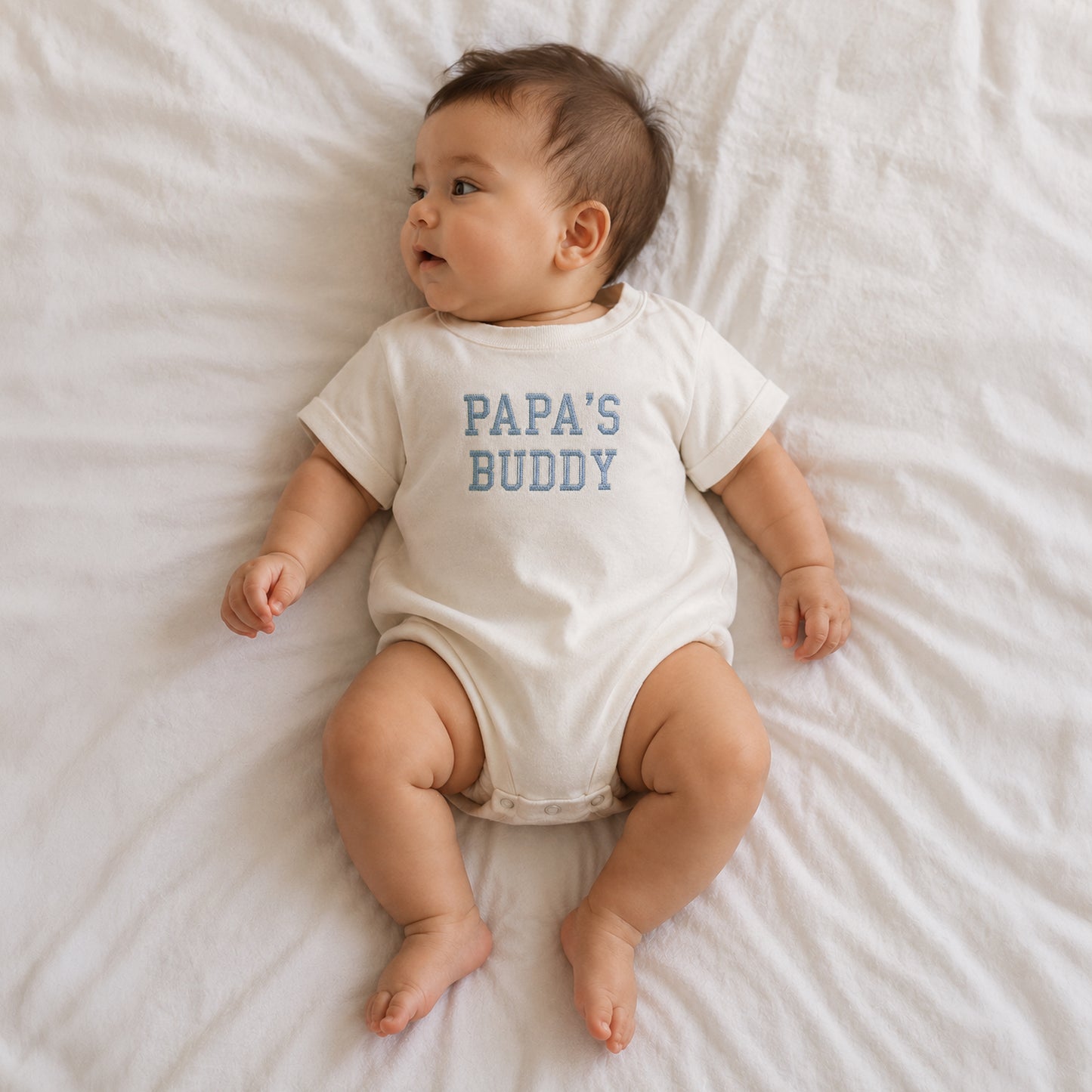 Personalized Grandpa & Buddy Matching Shirts | Embroidered Grandpa & Grandchild Set