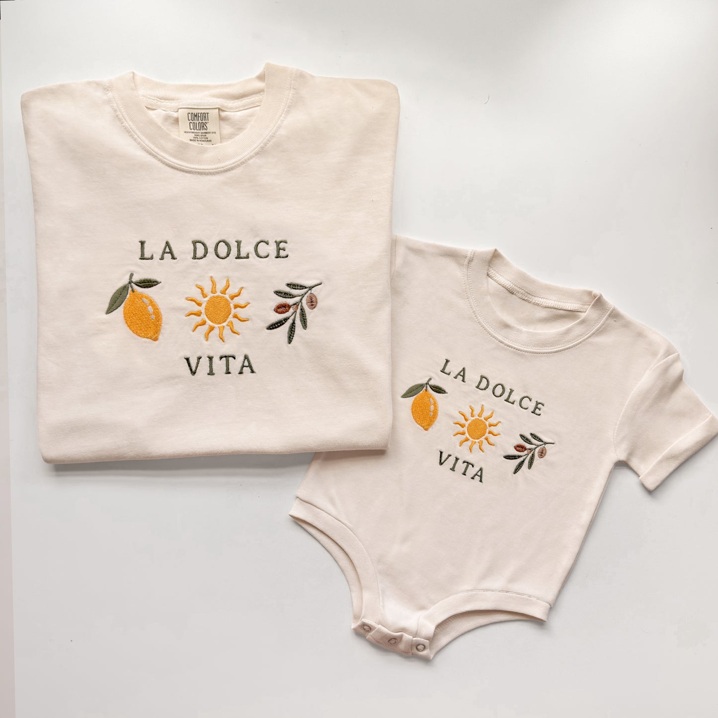 La Dolce Vita Embroidered Shirt | Matching Family Collection