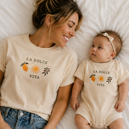 La Dolce Vita Embroidered Shirt | Matching Family Collection