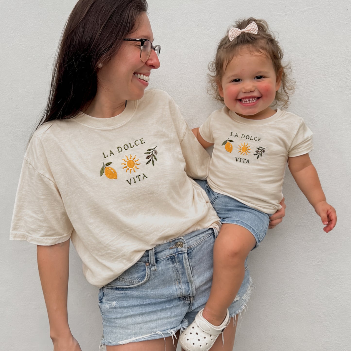 La Dolce Vita Embroidered Shirt | Matching Family Collection