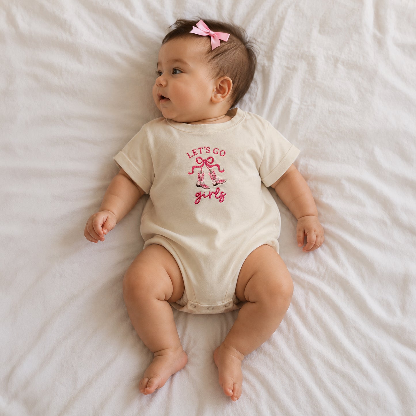 Let's Go Girls Embroidered Shirt | Matching Family Collection
