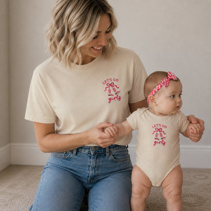 Let's Go Girls Embroidered Shirt | Matching Family Collection