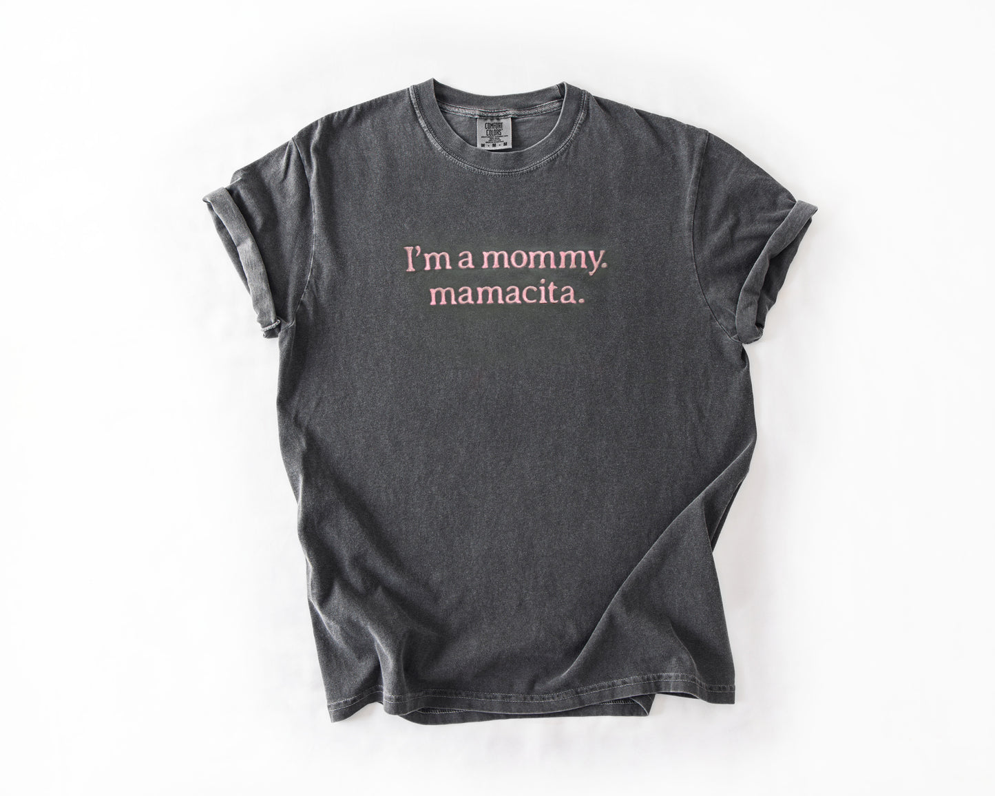 Embroidered Mamacita Shirt | Comfort Colors Oversized Mama T-Shirt